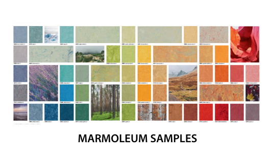 Marmoleum samples